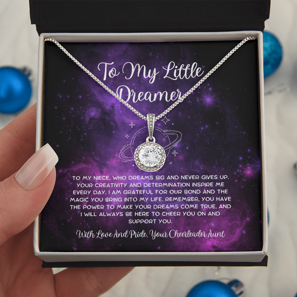 To My Little Dreamer - From Aunt to Niece Eternal Hope Necklace