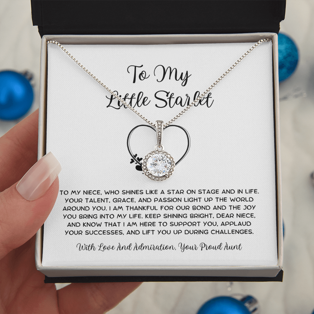 To My Little Starlet - From Aunt to Niece Eternal Hope Necklace