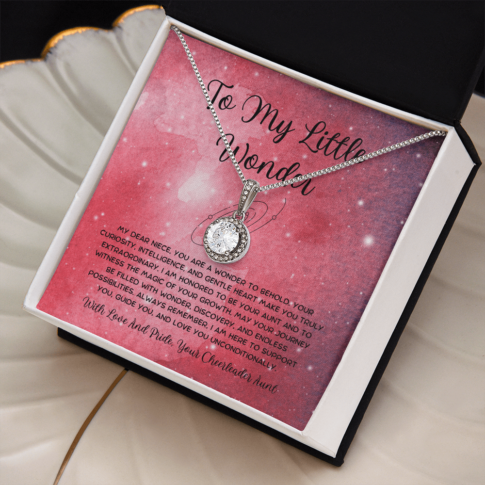 To My Little Wonder - From Aunt to Niece Eternal Hope Necklace