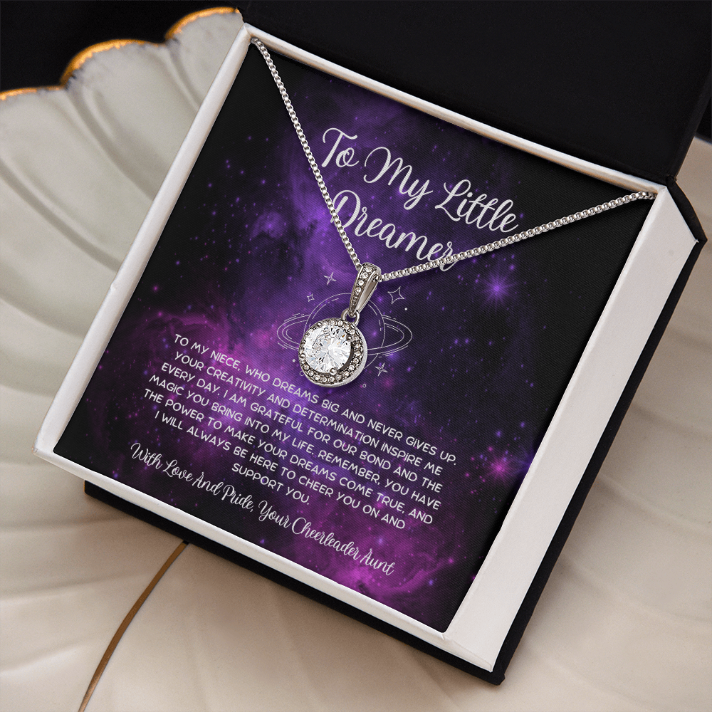 To My Little Dreamer - From Aunt to Niece Eternal Hope Necklace