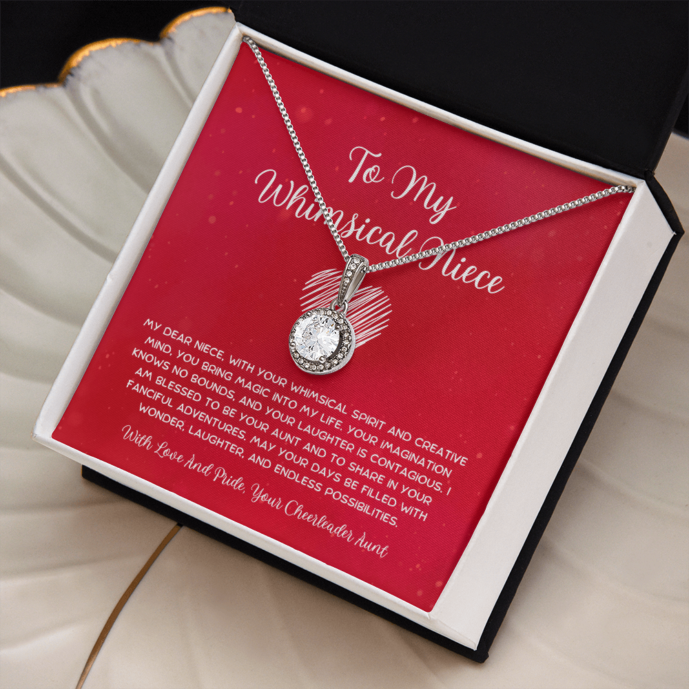 To My Whimsical Niece - From Aunt to Niece Eternal Hope Necklace