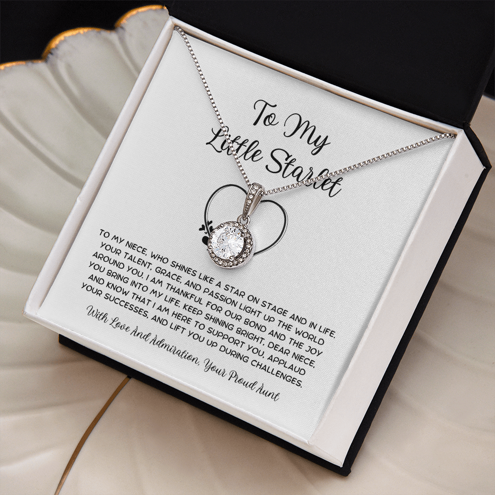To My Little Starlet - From Aunt to Niece Eternal Hope Necklace
