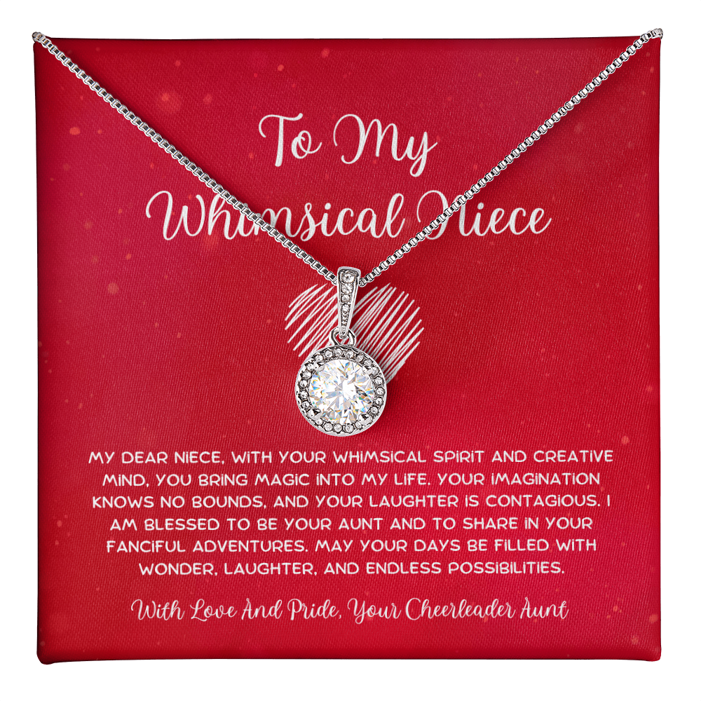 To My Whimsical Niece - From Aunt to Niece Eternal Hope Necklace