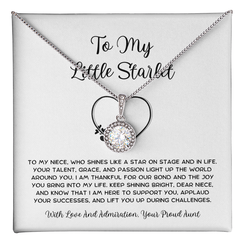 To My Little Starlet - From Aunt to Niece Eternal Hope Necklace