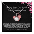 To My Sister, My Forever Friend, My Confidante - From Brother To Sister Eternal Hope Necklace