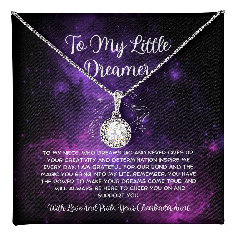 To My Little Dreamer - From Aunt to Niece Eternal Hope Necklace