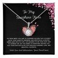 To My Sunshine Niece - From Aunt to Niece Eternal Hope Necklace
