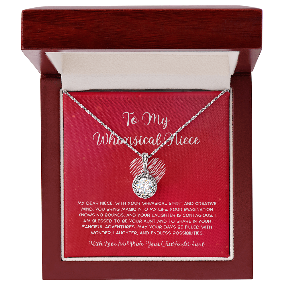 To My Whimsical Niece - From Aunt to Niece Eternal Hope Necklace