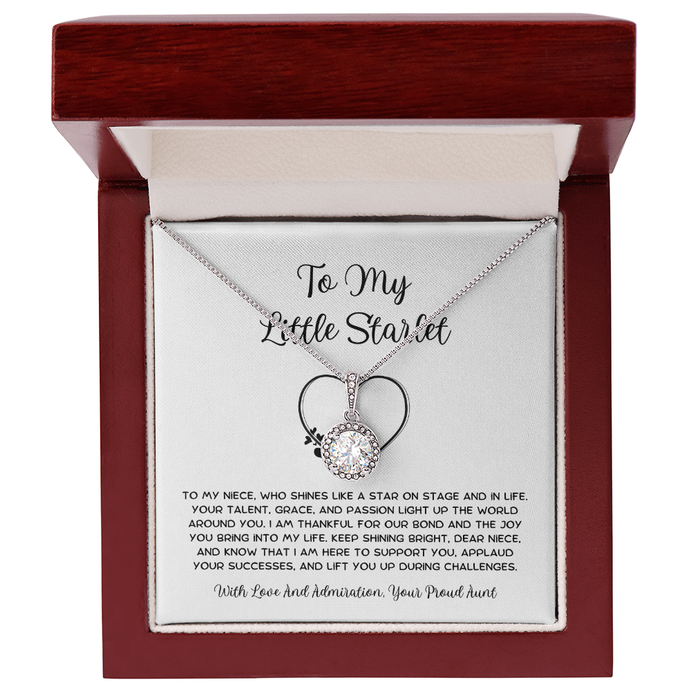 To My Little Starlet - From Aunt to Niece Eternal Hope Necklace