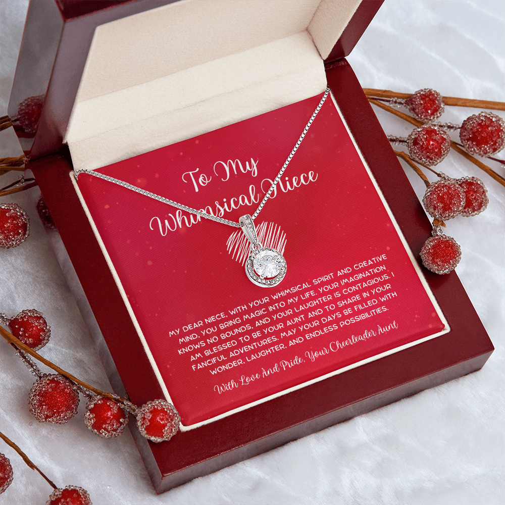To My Whimsical Niece - From Aunt to Niece Eternal Hope Necklace