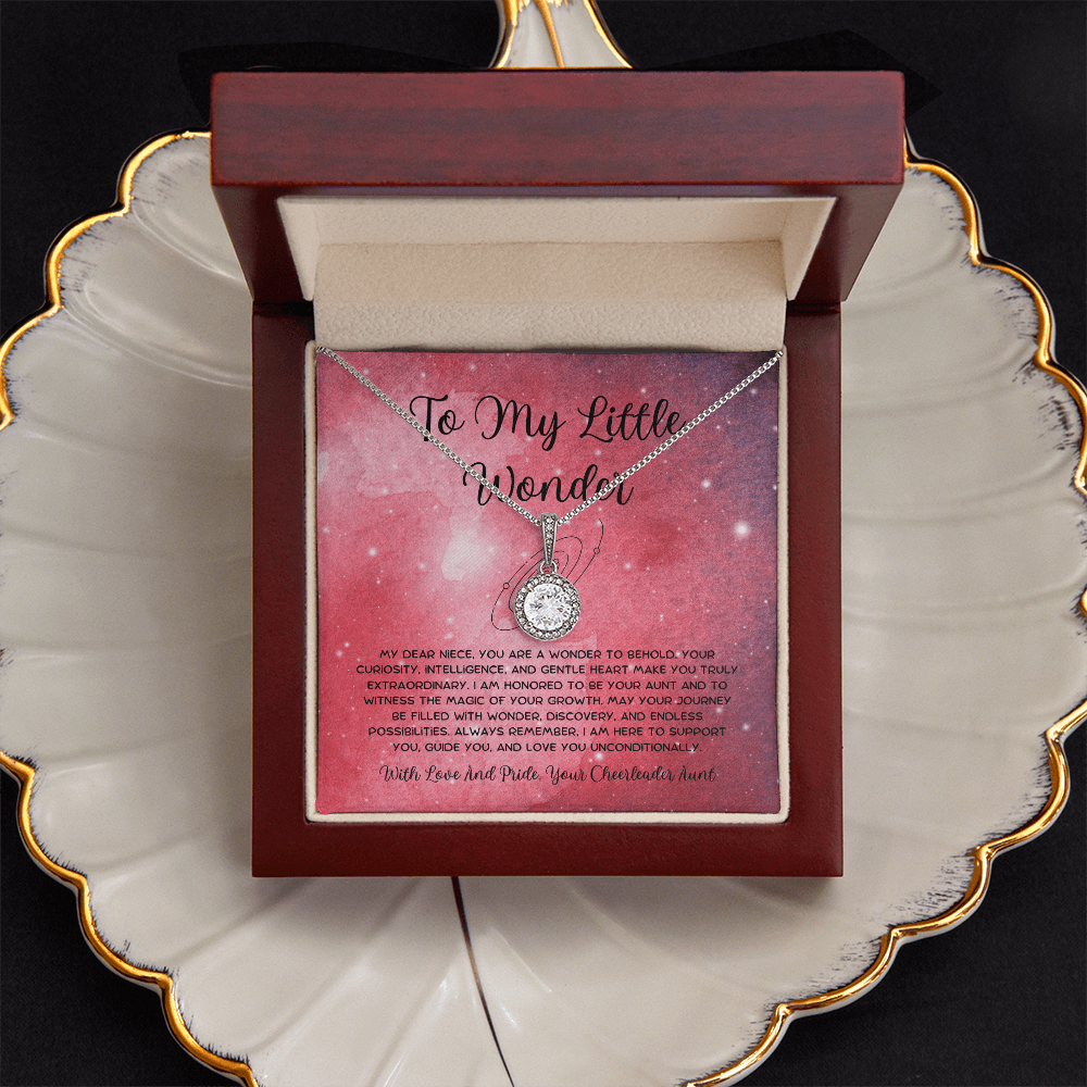 To My Little Wonder - From Aunt to Niece Eternal Hope Necklace