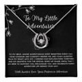 To My Little Adventurer - From Aunt to Niece Lucky In Love Necklace