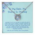 To My Sister, My Partner In Mischief - From Brother To Sister Lucky In Love Necklace