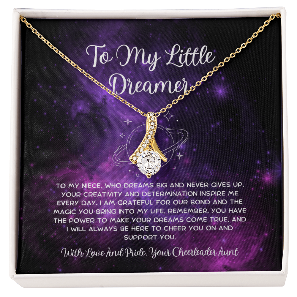 To My Little Dreamer - From Aunt to Niece Alluring Beauty Necklace