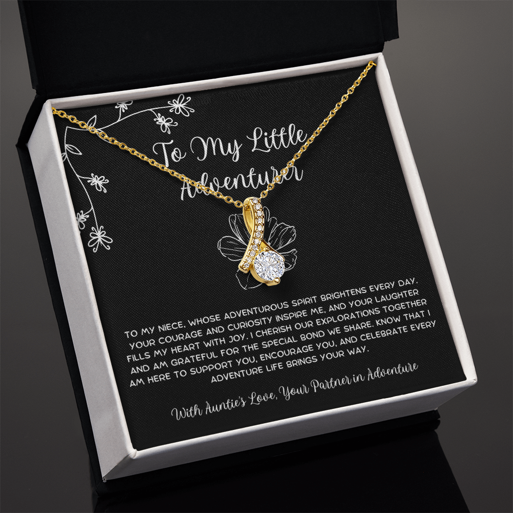 To My Little Adventurer - From Aunt to Niece Alluring Beauty Necklace