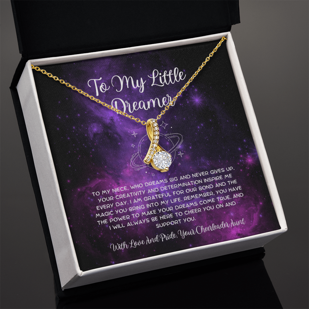 To My Little Dreamer - From Aunt to Niece Alluring Beauty Necklace