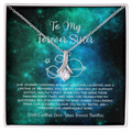 To My Forever Sister - From Brother To Sister Alluring Beauty Necklace