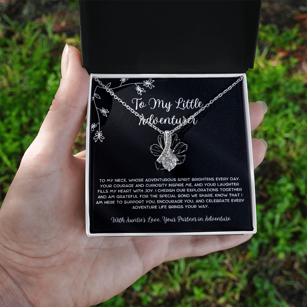 To My Little Adventurer - From Aunt to Niece Alluring Beauty Necklace
