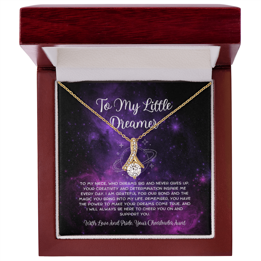 To My Little Dreamer - From Aunt to Niece Alluring Beauty Necklace