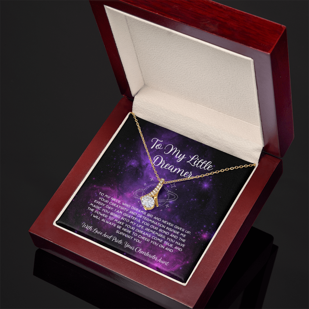 To My Little Dreamer - From Aunt to Niece Alluring Beauty Necklace