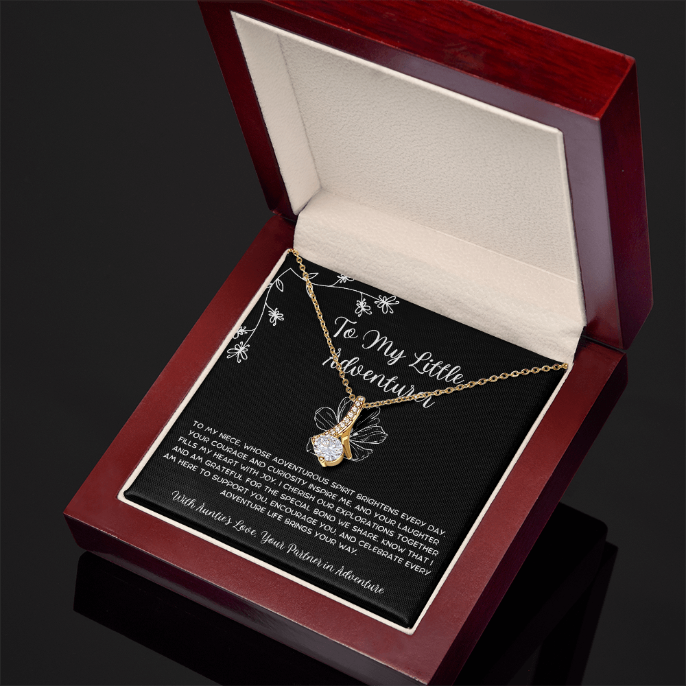 To My Little Adventurer - From Aunt to Niece Alluring Beauty Necklace