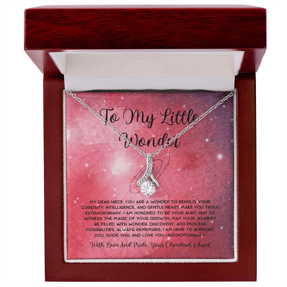 To My Little Wonder - From Aunt to Niece Alluring Beauty Necklace