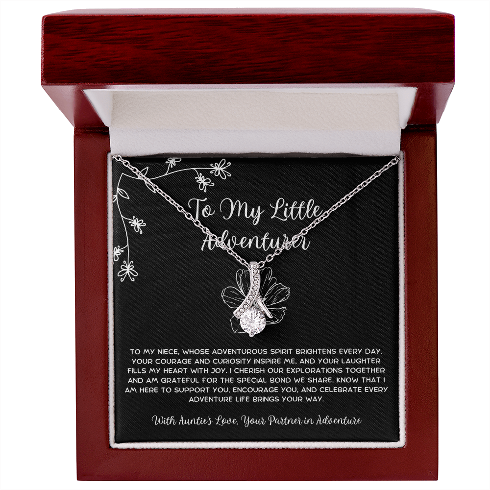 To My Little Adventurer - From Aunt to Niece Alluring Beauty Necklace