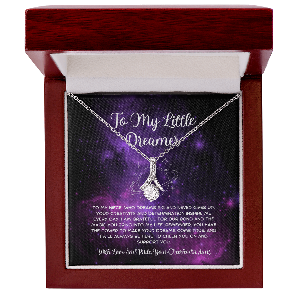 To My Little Dreamer - From Aunt to Niece Alluring Beauty Necklace
