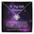 To My Little Dreamer - From Aunt to Niece  Love Knot Necklace