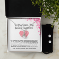 To My Sister, My Forever Supporter - From Brother To Sister Alluring Beauty Necklace With Earrings