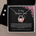 To My Sunshine Niece - From Aunt to Niece  Forever Love Necklace With Earrings