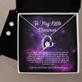 To My Little Dreamer - From Aunt to Niece  Forever Love Necklace With Earrings